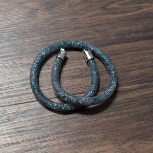 Navy and Silver Stardust Bracelet